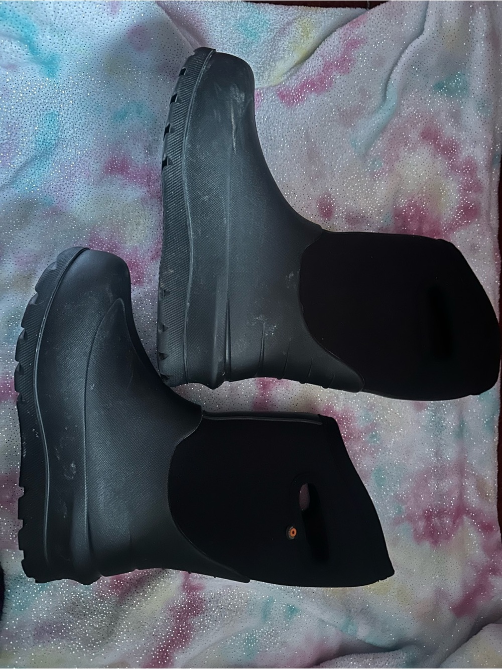 Bogs Kids Black Waterproof Ankle Boots